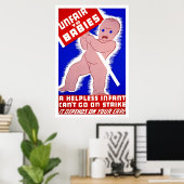 Poster Injuste pour les bébés 1938 WPA (Bureau à domicile)