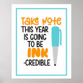Poster Ink-Credible Year Ahead (Devant)