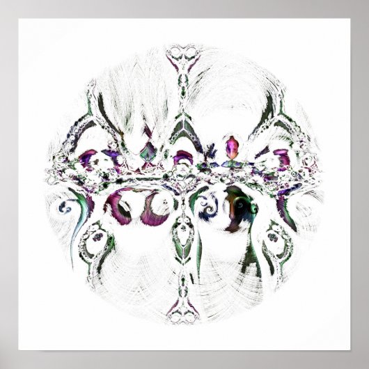 Poster InkBlot - Asymétrie 1 (Devant)