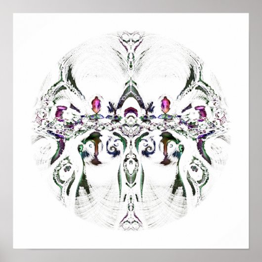 Poster InkBlot - Symétrie 1 (Devant)