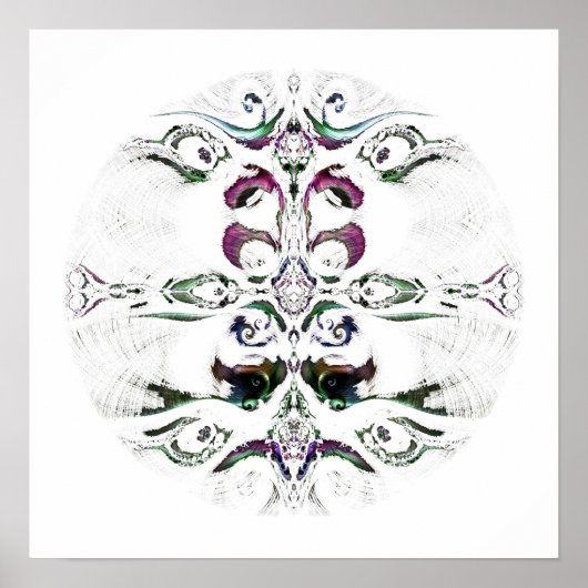 Poster InkBlot - Symétrie 2 (Devant)