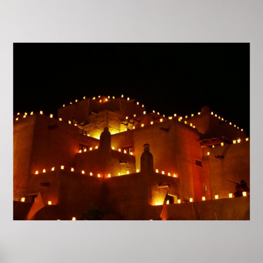 Poster Inn at Loretto avec Farolitos (Devant)