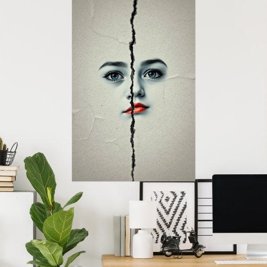 Poster Innocence fracturée (Bureau à domicile)