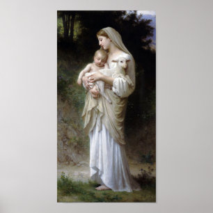 Poster Innocence (Madonna et Enfant), Bouguereau