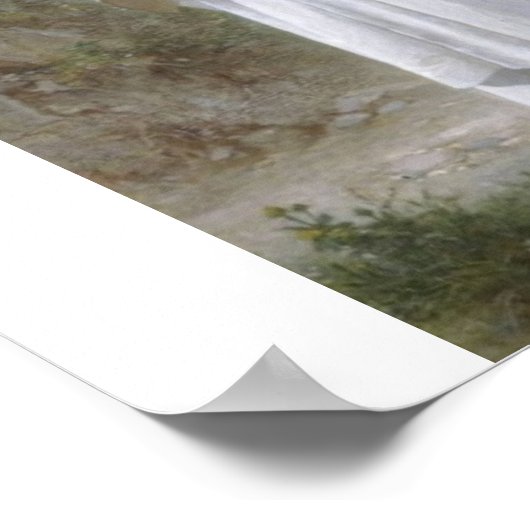 Poster Innocène Bouguereau Lamb bébé (Coin)