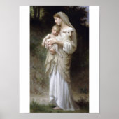 Poster Innocène Bouguereau Lamb bébé (Devant)