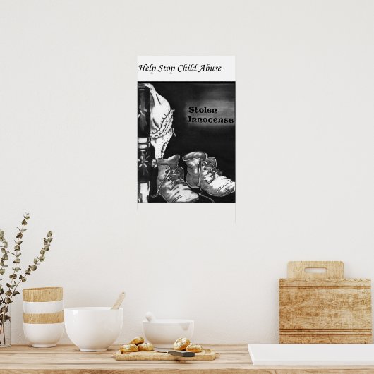 Poster Innocense volée Oeuvre originale de D. Boggs (Cuisine)