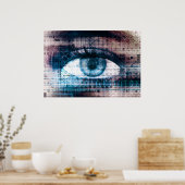 Poster Innovation technologique avec l'oeil électronique (Cuisine)