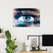 Poster Innovation technologique avec l'oeil électronique (Bureau à domicile)