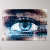 Poster Innovation technologique avec l'oeil électronique (Devant)