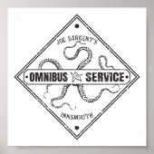 Poster Innsmouth Bus Service Joe Sargent (Devant)