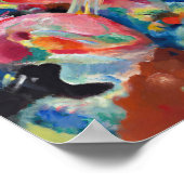 Poster Inondation d'improvisation | Kandinsky (Coin)