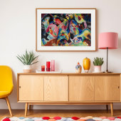 Poster Inondation d'improvisation | Kandinsky