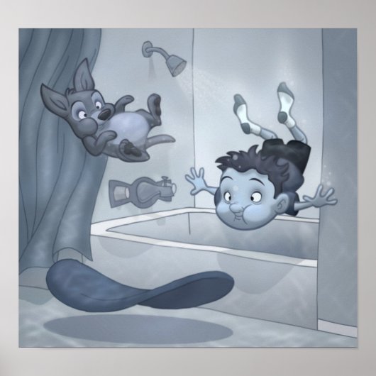 Poster "Inonder la maison" (Devant)