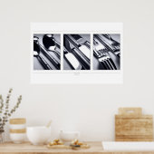 Poster Inoxydable (Cuisine)