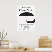 Poster Inquiète Est Inondée (Cuisine)