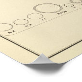 Poster Insane, statistique US Lithograph 1870 (Coin)