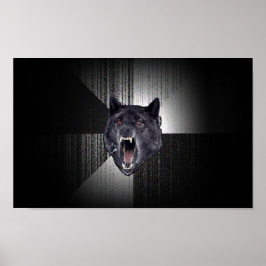 Poster Insanity Wolf (Voorkant)