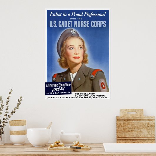 Poster Inscrivez-Vous À Une Profession Fière ! (Cuisine)