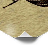 Poster Insecte de la faune de l'abeille Queen (Coin)