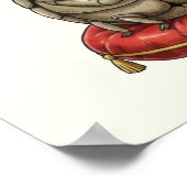 Poster Insecte drôle de bug (Coin)