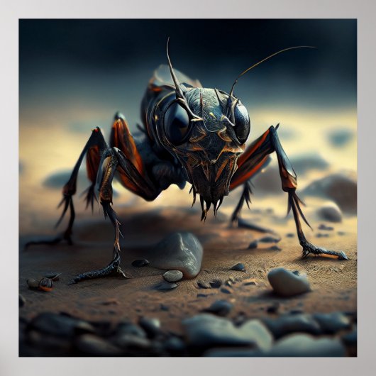 Poster insecte géant (Devant)