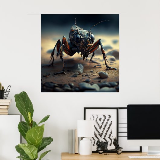 Poster insecte géant (Bureau à domicile)
