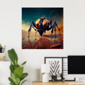 Poster insecte géant (Bureau à domicile)