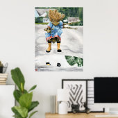 Poster Insecter le saut d'enfant Jouer l'image d'art Imag (Bureau à domicile)