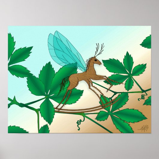 Poster Insectes de verre - Rocheuse-Fly (Devant)