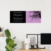 Poster Inséparables, bannière mariage décorative (Bureau à domicile)