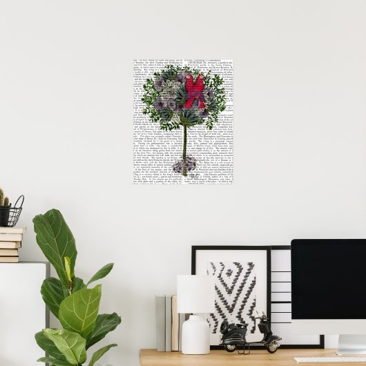 Poster Inséparables dans un arbre (Bureau à domicile)