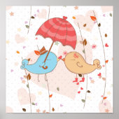 Poster Inséparables Mariage Valentines (Devant)