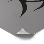 Poster Inséparables Sur Sakura Tree Et Symbole d'amour ch (Coin)