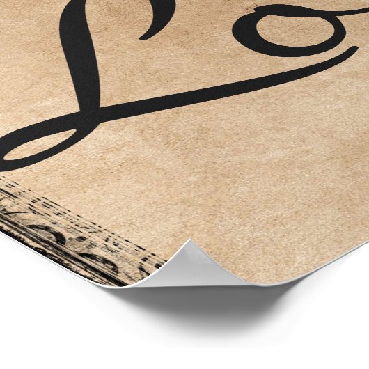 Poster Inséparables vintages (Coin)