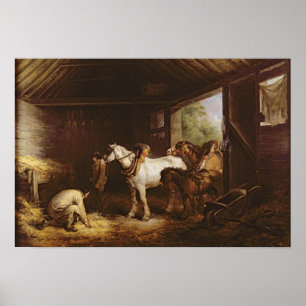 Poster Inside a Stable
