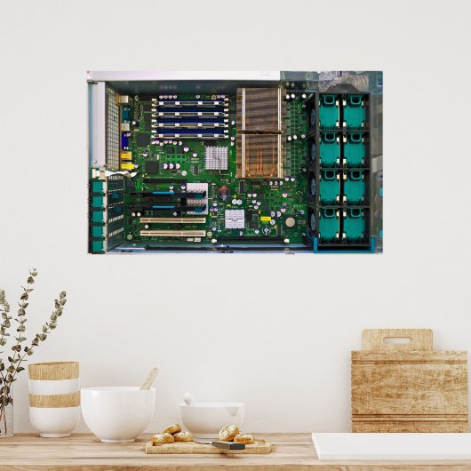Poster inside server computer (Cuisine)