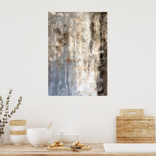 Poster 'Insightful' Neutral Art Abstrait Imprimer (Cuisine)