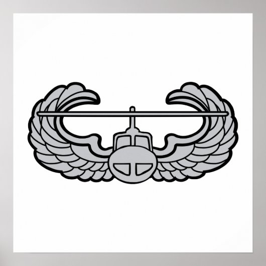 Poster Insigne d'attaque aérienne (Devant)