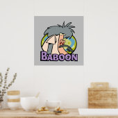 Poster Insigne de caractère I.R. Baboon (Cuisine)