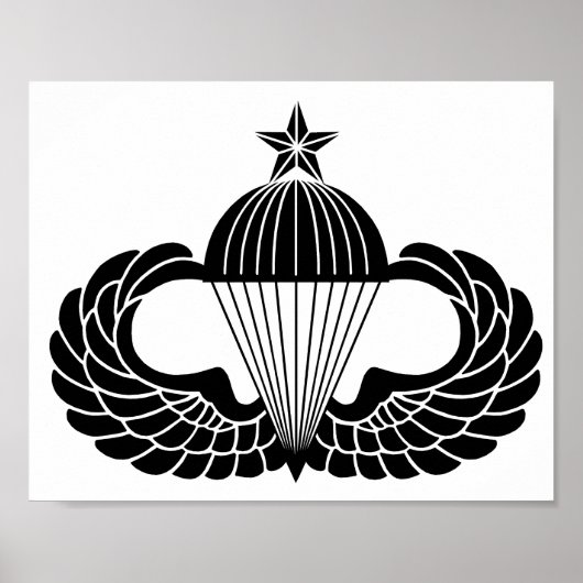 Poster Insigne de parachutiste, Senior (Devant)