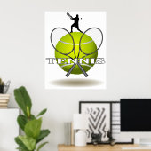 Poster Insigne de tennis de Nice (Bureau à domicile)