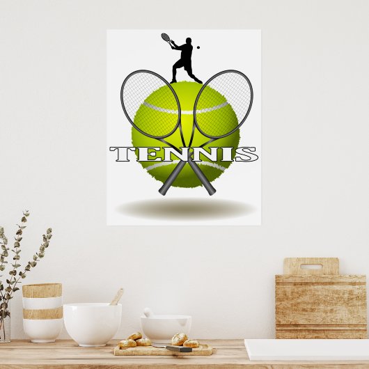 Poster Insigne de tennis de Nice (Cuisine)