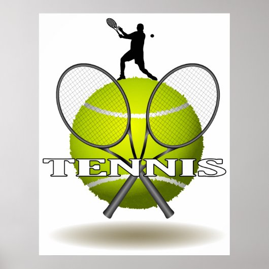 Poster Insigne de tennis de Nice (Devant)