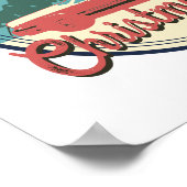 Poster Insigne de vacances de Noël de la Lampe nationale (Coin)