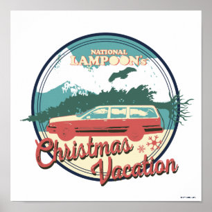 Poster Insigne de vacances de Noël de la Lampe nationale