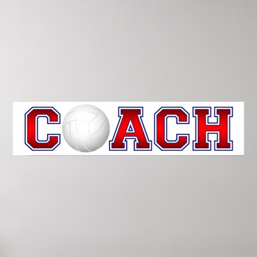 Poster Insigne Nice Coach Volleyball 1 (Devant)