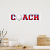 Poster Insigne Nice Coach Volleyball 1 (Cuisine)