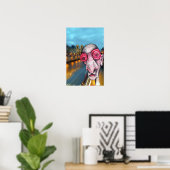 Poster Insomniaque En Tête Pour Notre Dame (Bureau à domicile)