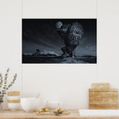 Poster Insomnie ou réveil nocturne (Cuisine)